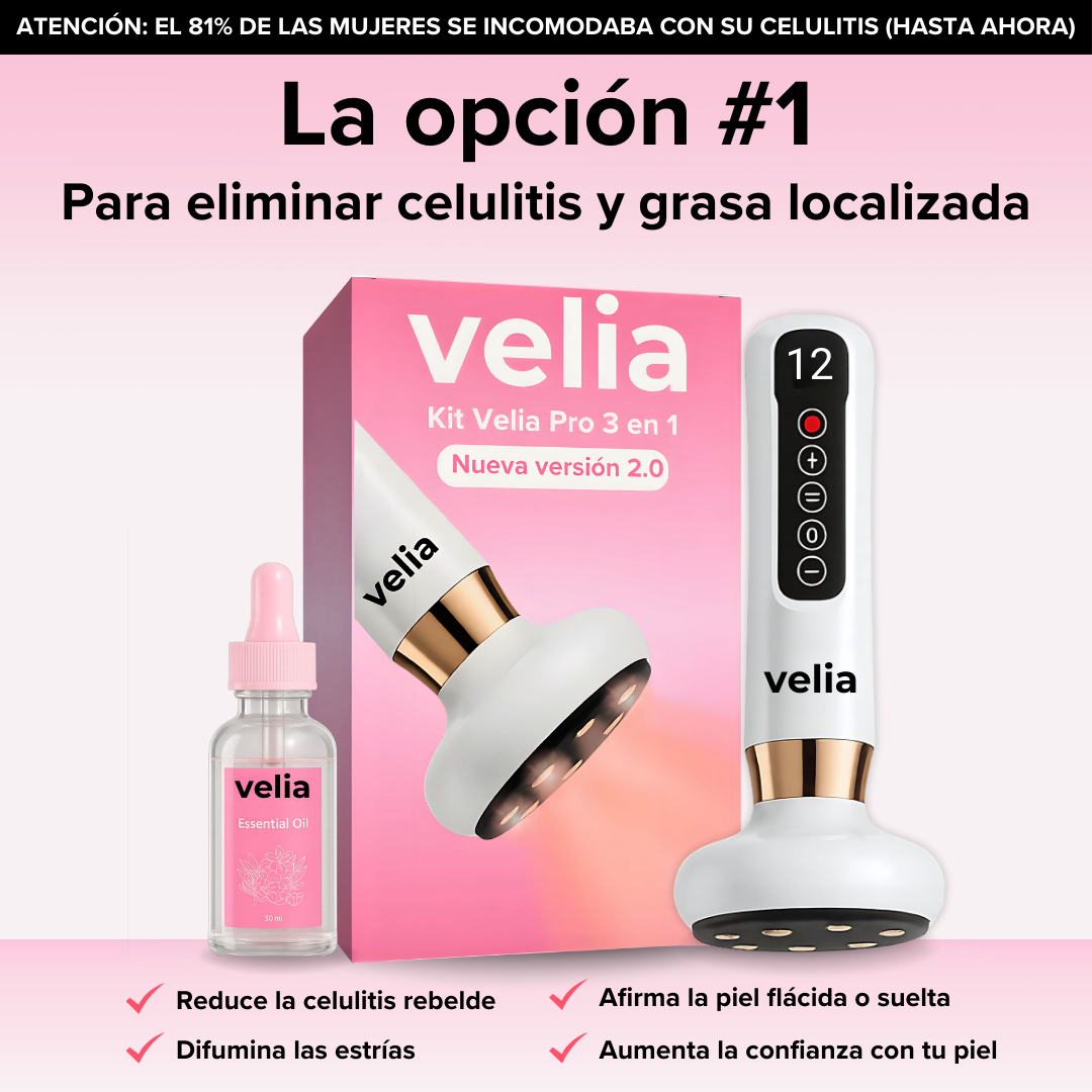 Kit Velia Pro® Elimina Celulitis y Grasa Localizada en 21 días