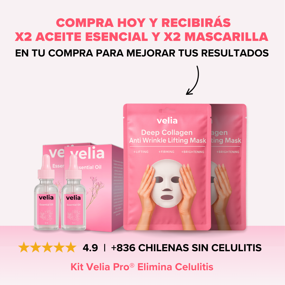Kit Velia Pro® Elimina Celulitis y Grasa Localizada en 21 días