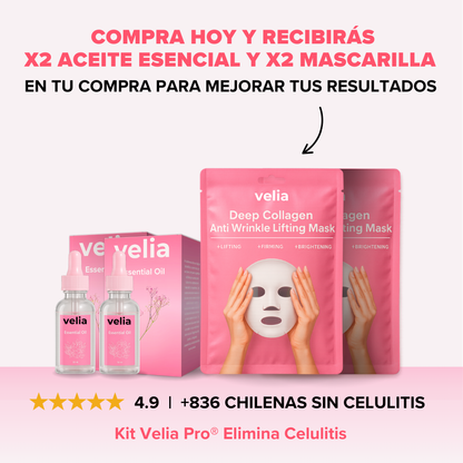 Kit Velia Pro® Elimina Celulitis y Grasa Localizada en 21 días