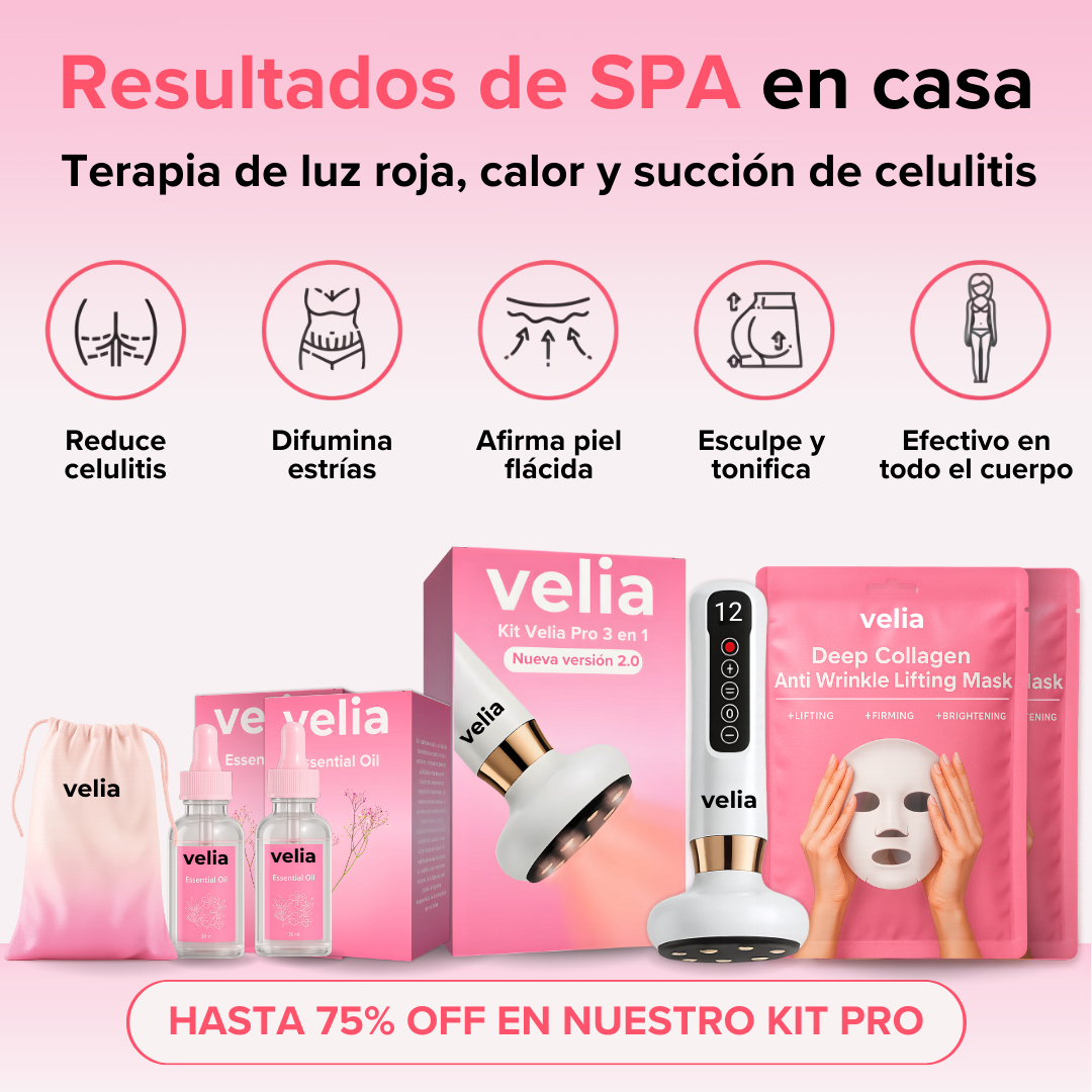 Kit Velia Pro® Elimina Celulitis y Grasa Localizada en 21 días